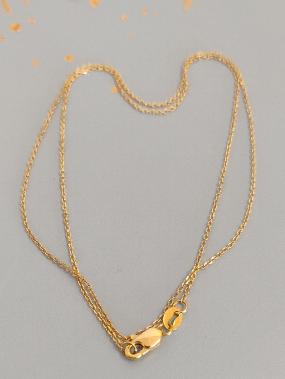 Cable Link 14 K Gold Necklace